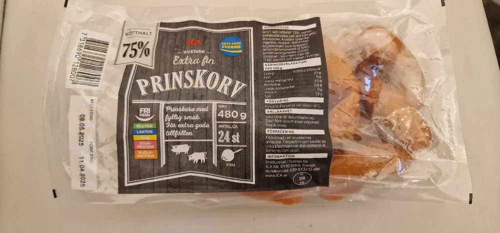 Extra Fin Prinskorv