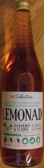 ICA Selection Lemonad, rabarber & fläder