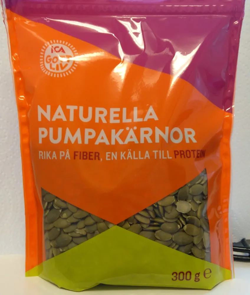 Naturella pumpakärnor