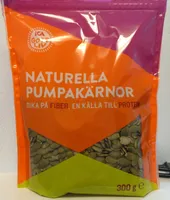 Naturella pumpakärnor