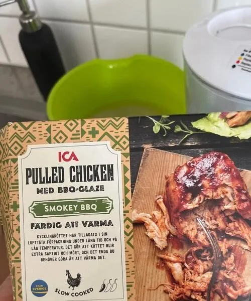 Pulled Chicken med BBQ glaze