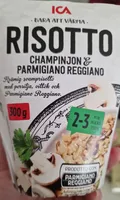 Risotto with mushrooms and parmesan