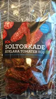Soltorkade ätklara tomater