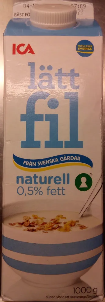 ICA Lättfil Naturell