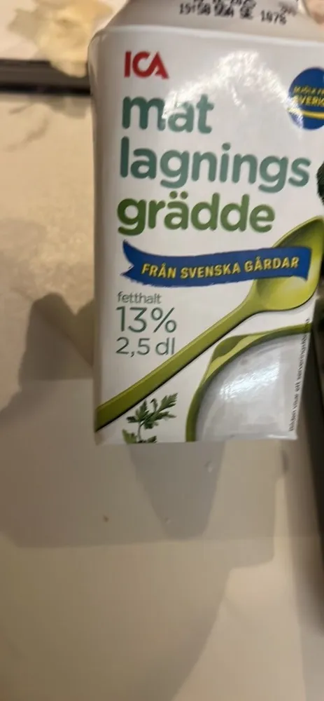 Matlagningsgrädde