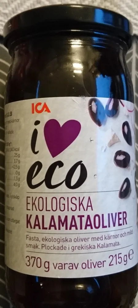 Ekologiska Kalamatoliver