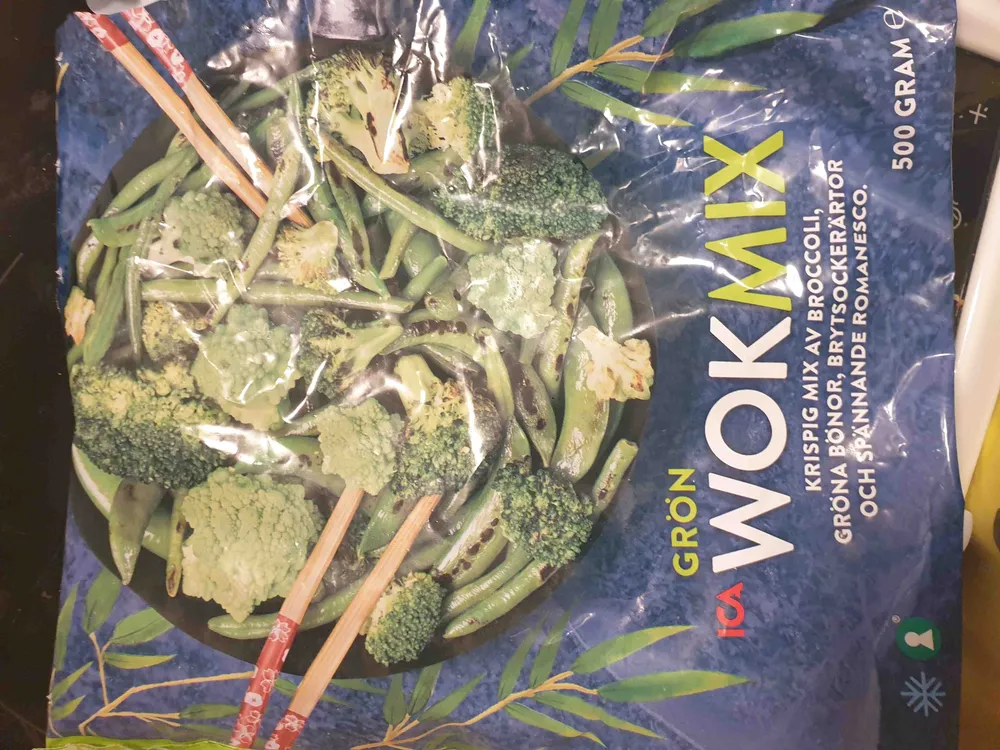 Wokmix grön