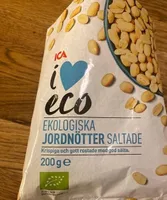 Ekologiska jordnötter saltade
