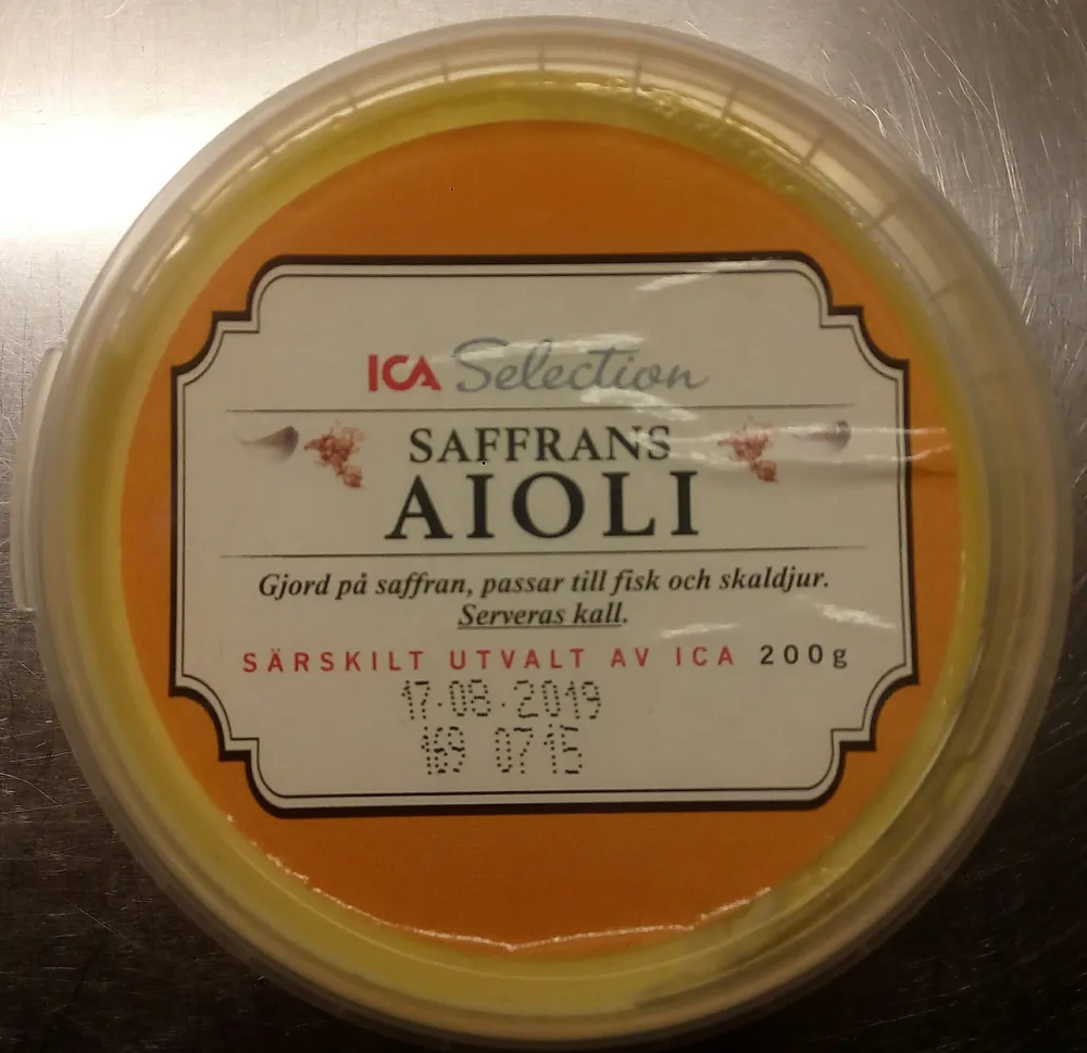 ICA Selection Saffrans Aioli