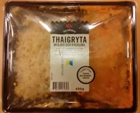 ICA-kökets Thaigryta med ris och kyckling