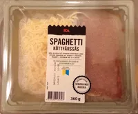 ICA Spaghetti Köttfärssås
