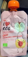 Ekologisk Gröt Persika, Äpple, Havre Och Korn