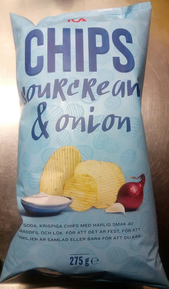 ICA Chips Sourcream & Onion