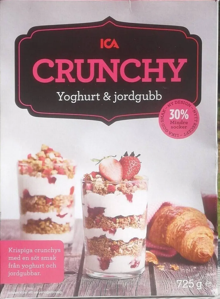 Crunchy Yoghurt & jordgubb