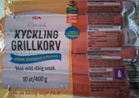 Kyckling - Grillkorv