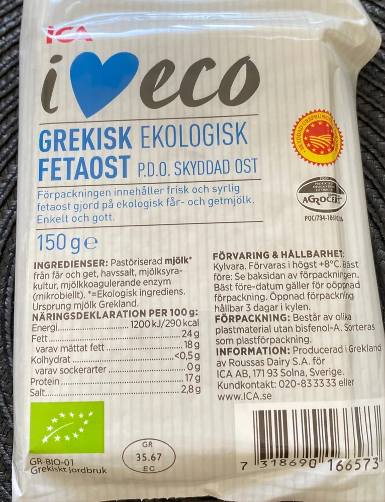 grekisk fetaost