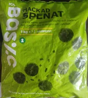 Hackad spenat fryst
