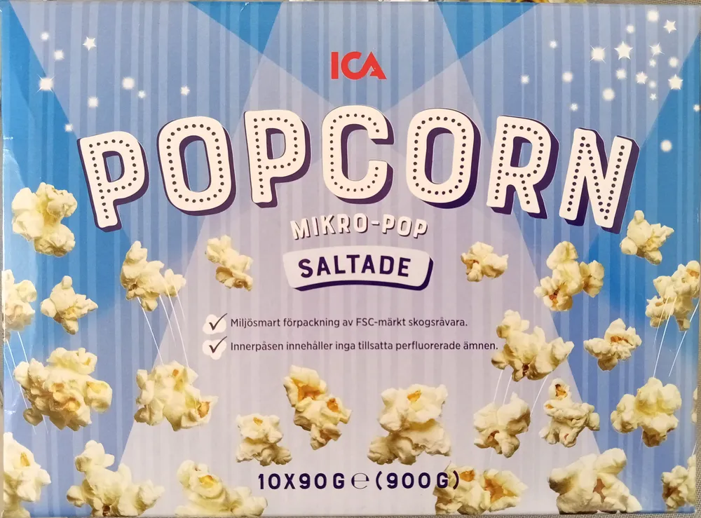 ICA Popcorn Mikro-pop saltade
