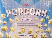 ICA Popcorn Mikro-pop saltade