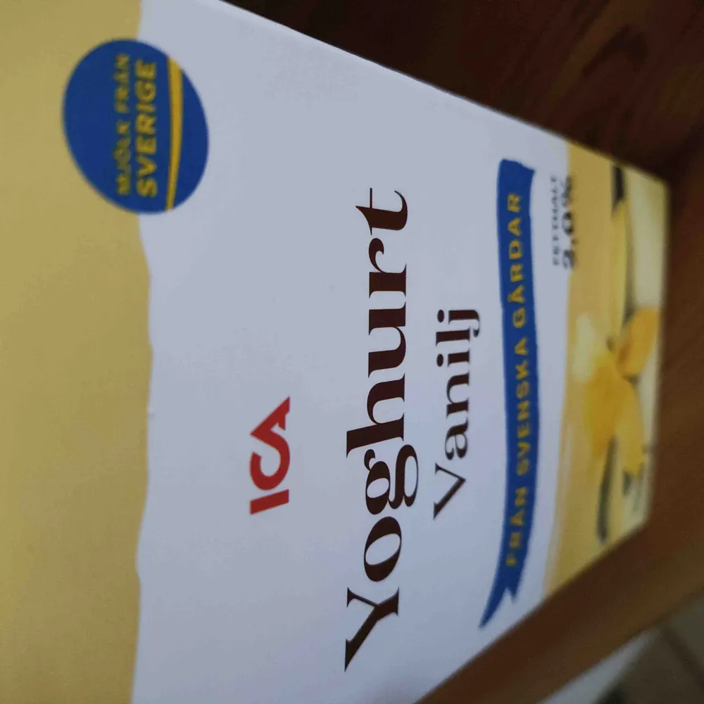 Yoghurt vanilj