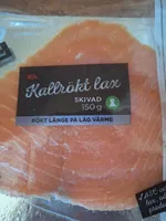Kallrökt lax skivad