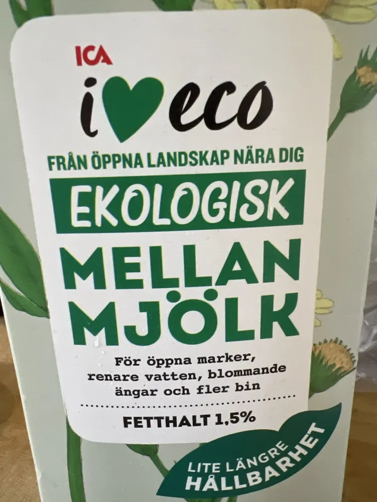 Ekologisk Mellanmjölk