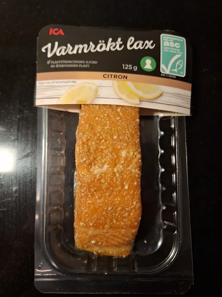 Varmrökt Lax Citron
