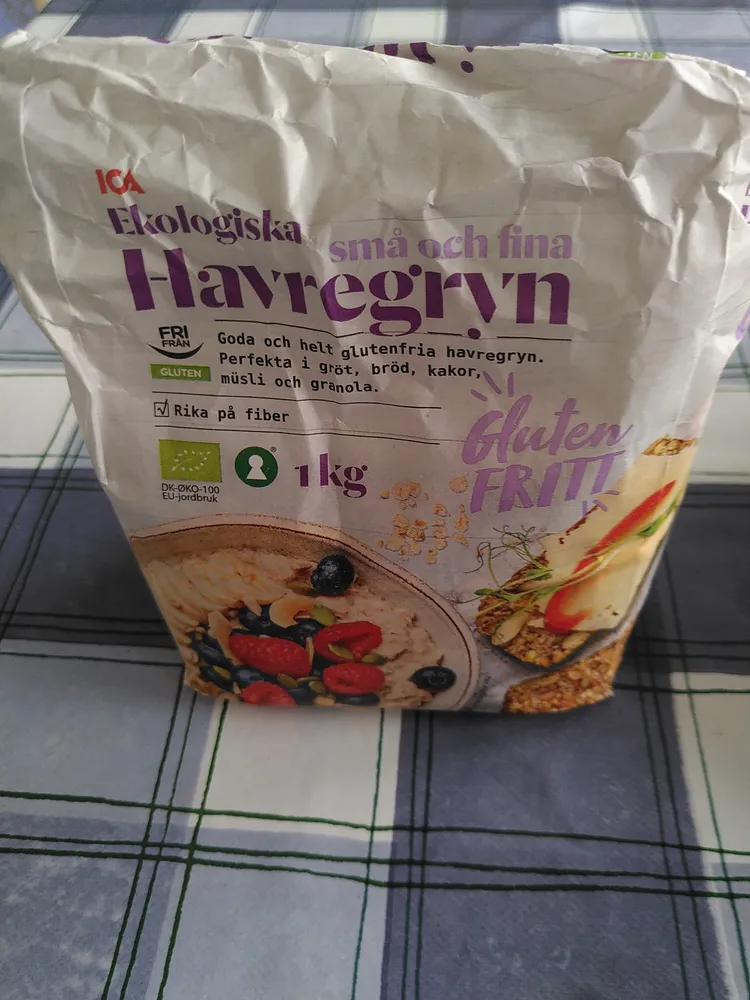 Havregryn Glutenfria Ekologiska