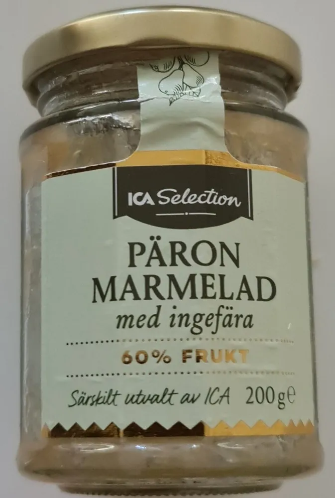 Päronmarmelad med ingefära