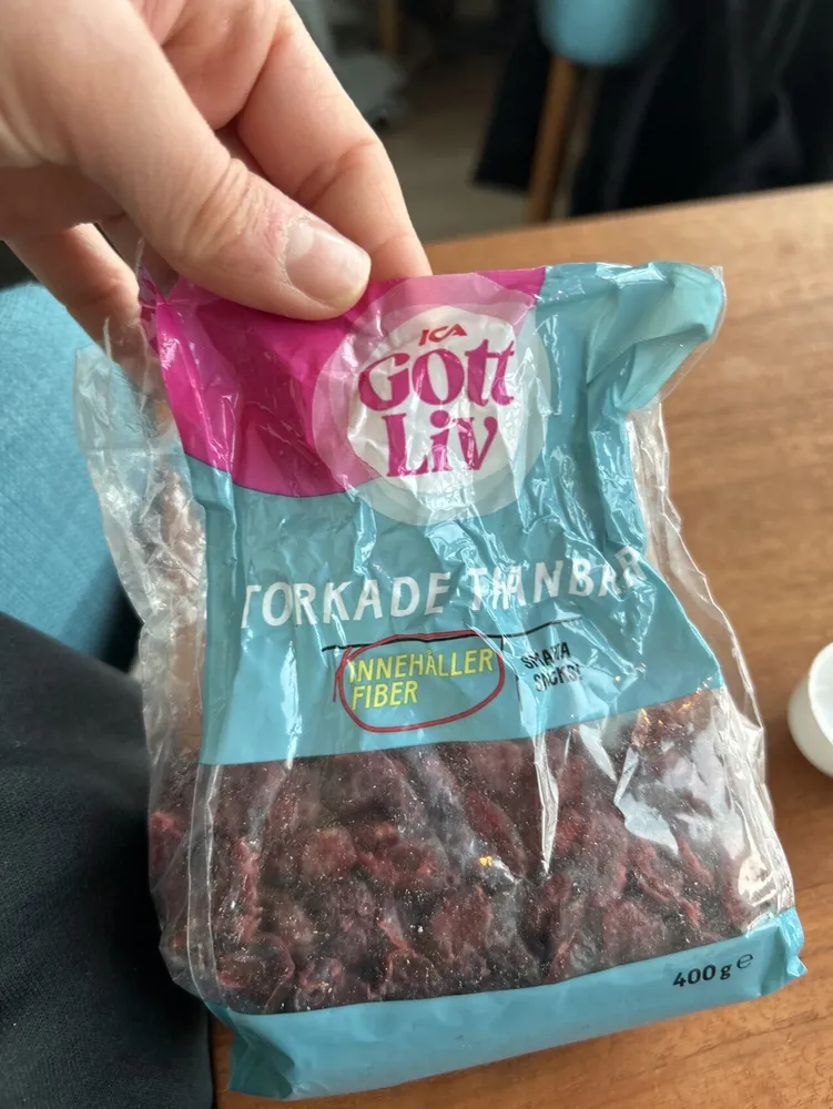 Torkade Tranbär