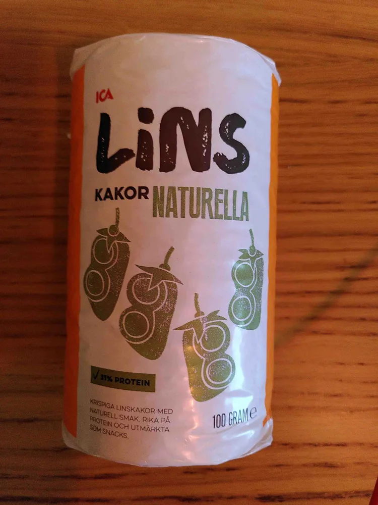 Linskakor naturella