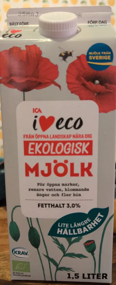 Ekologisk Mjölk 3,0%
