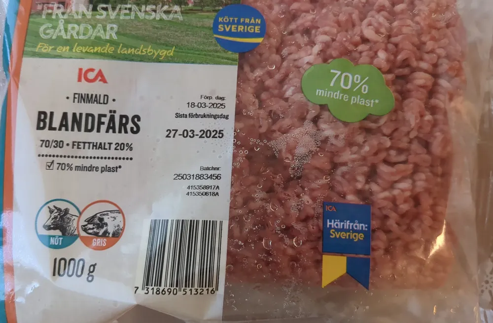 Blandfärs