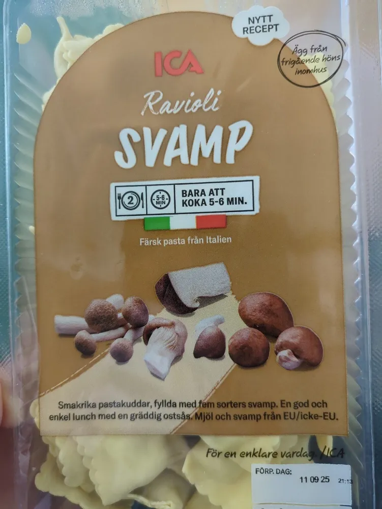 Ravioli Svamp