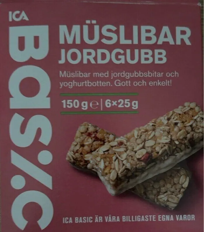 MÜSLIBAR JORDGUBB