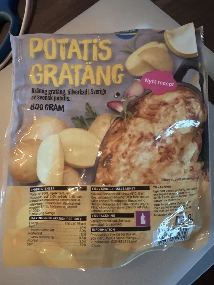 Potatisgratäng