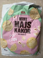 Mini Majs Kakor Med Smak Av Popcorn