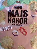 Mini Majs Kakor Med Smak Av Ranch