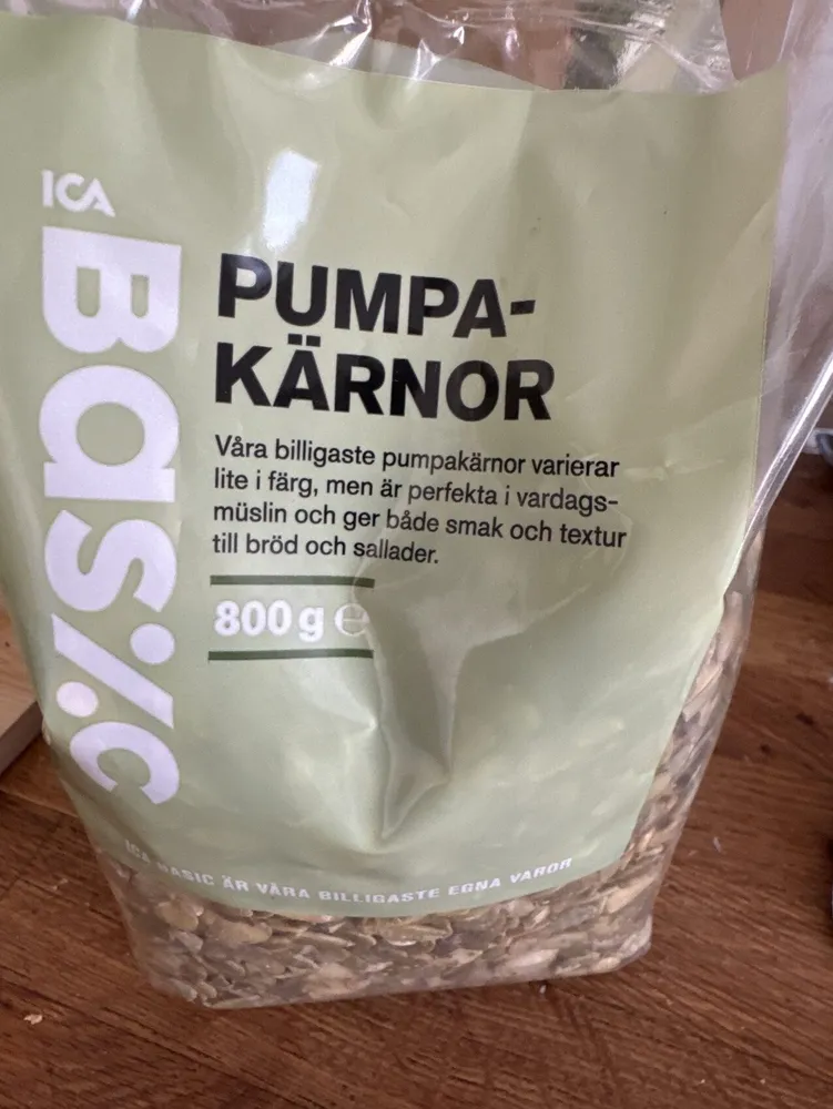 Pumpakärnor