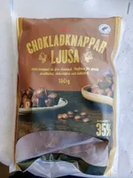 Chokladknappar ljusa