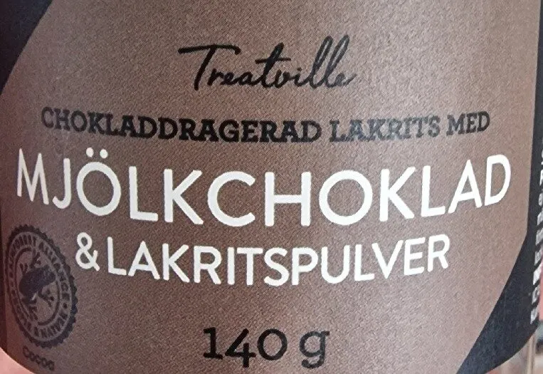 Mjölkchoklad Och Lakritspulver