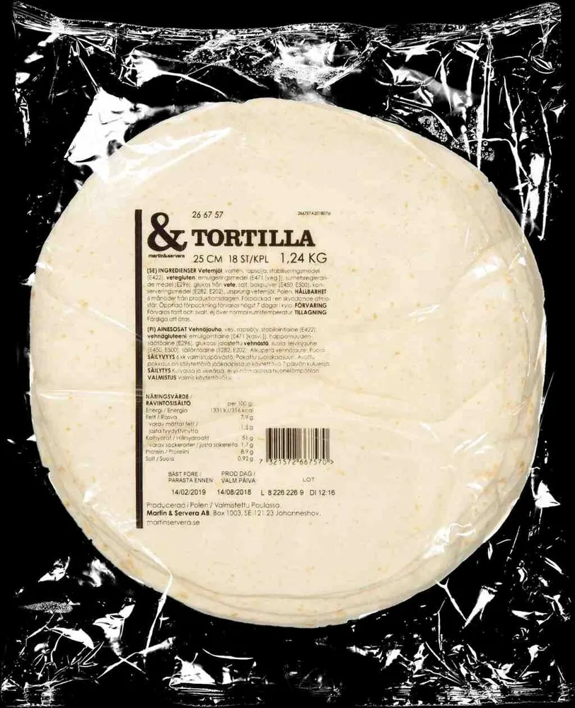 Tortilla 25 cm