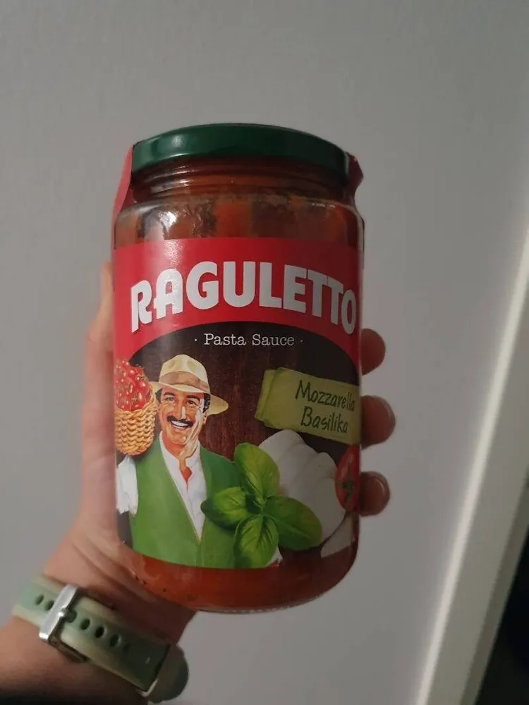 Raguletto Mozzarella Basilika Pastakastike