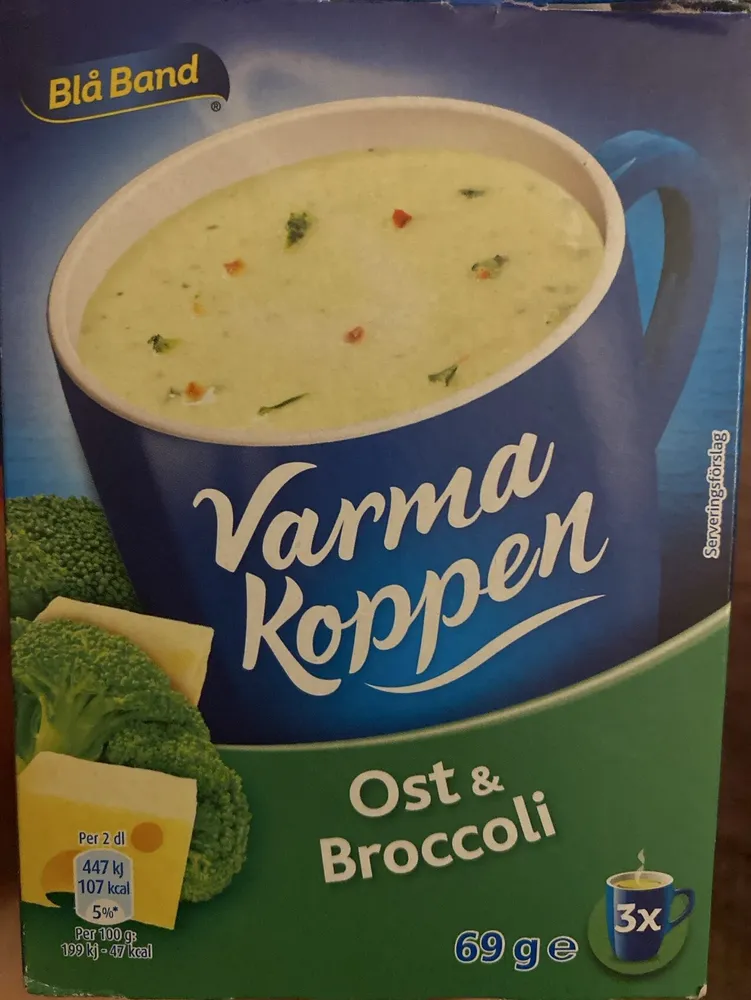 Varma Koppen Ost & Broccoli Mängd färdig soppa: 3