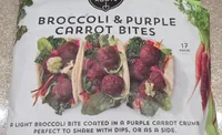 Broccoli and Purple Carrot Bites