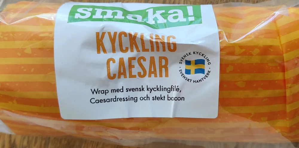 Kyckling Cesar Wrap