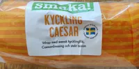 Kyckling Cesar Wrap