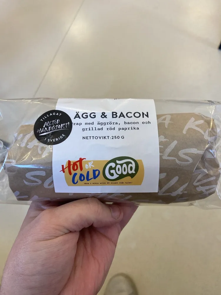 Ägg & Bacon Wrap
