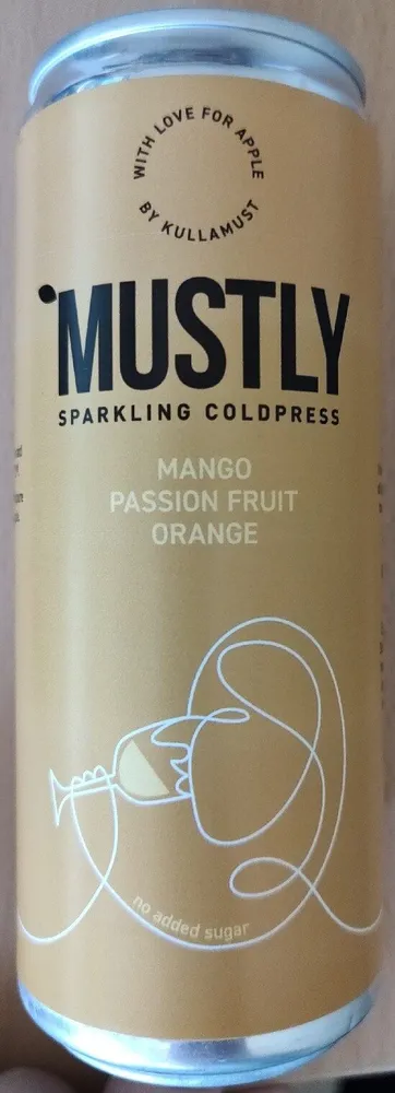 Mango Passion Fruit Orange Sparkling Coldpress