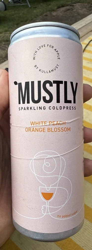 White Peach Orange Blossom Sparkling Coldpress